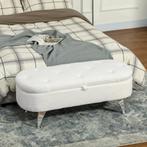 Zitbank Met Opbergruimte, Gestoffeerde Bank Met Deksel, Bedb, Huis en Inrichting, Verzenden, Nieuw