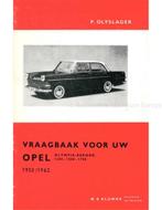 1953 - 1962 OPEL OLYMPIA-REKORD 1200 | 1500 | 1700,, Auto diversen, Handleidingen en Instructieboekjes