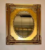 Wandspiegel - Gips, Glas, Hout, goudverf - Wandspiegel in, Antiek en Kunst, Curiosa en Brocante