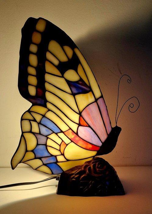 Tafellamp - Glas, Hars, Metaal, Antiek en Kunst, Curiosa en Brocante