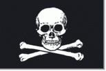 Piratenvlag, Watersport en Boten, Bootonderdelen, Nieuw, Zeilboot of Motorboot, Ophalen of Verzenden