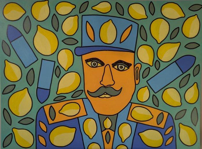 Stanislav Silantiev - General Joffre rentre chez lui, Antiek en Kunst, Kunst | Schilderijen | Modern