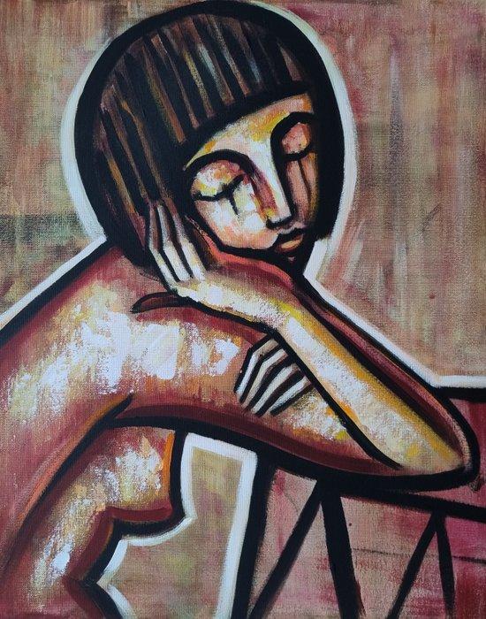 Piotr Sujka (XXI) - Anna, Antiek en Kunst, Kunst | Schilderijen | Klassiek