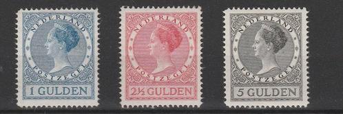 Postzegel Nederland 1926 K. WilhelminaVeth nr.163-165 (1689), Postzegels en Munten, Postzegels | Nederland, Postfris, T/m 1940