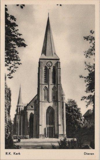 DIEREN - R. K. Kerk, Verzamelen, Ansichtkaarten | Nederland, Verzenden