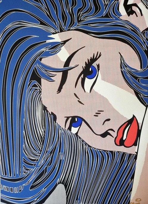 Tushikuni (1973) - WOMAN MANE - Salt & Pepper edition - Roy, Antiek en Kunst, Kunst | Schilderijen | Modern