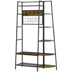4-in-1 Kledingkast In Industrieel Design, Schoenenbank, 5 Pl, Huis en Inrichting, Kasten | Boekenkasten, Nieuw, Verzenden