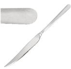 Steak- en pizzamessen | 12 stuks | RVS, Verzenden