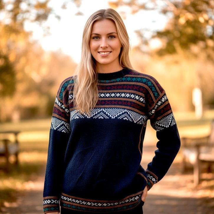 Alpaca trui dames, Alpaca Wollen Trui, Kleding | Dames, Truien en Vesten, Overige kleuren, Nieuw, Maat 42/44 (L), Verzenden