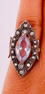 Zonder Minimumprijs - Ring - 9 kt. Roségoud, Zilver, Nieuw