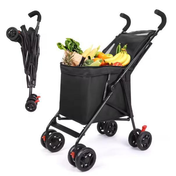 Multifunctionele Opvouwbare Winkelwagen – Draagbare Trolley, Huis en Inrichting, Kasten | Overige, Nieuw, Verzenden