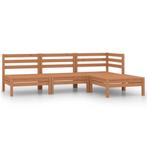 4-delige Loungeset | OP = OP | Profiteer Nu! Grenenhout, Tuin en Terras, Tuinsets en Loungesets, 5 zitplaatsen, Nieuw, Ophalen of Verzenden