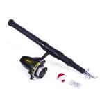 Benson Telescopische hengel set - 165 cm - compleet met m..., Watersport en Boten, Hengelsport | Algemeen, Ophalen of Verzenden