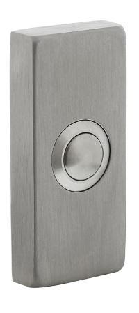 Intersteel beldrukker rechthoekig verdekt 65x30x10mm rvs, Doe-het-zelf en Verbouw, Hang- en Sluitwerk, Verzenden