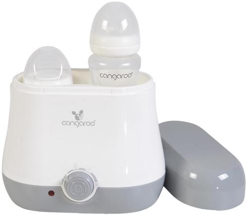 Cangaroo Grijs Babyduo Flessenwarmer 5694, Kinderen en Baby's, Babyvoeding en Toebehoren, Nieuw, Verzenden