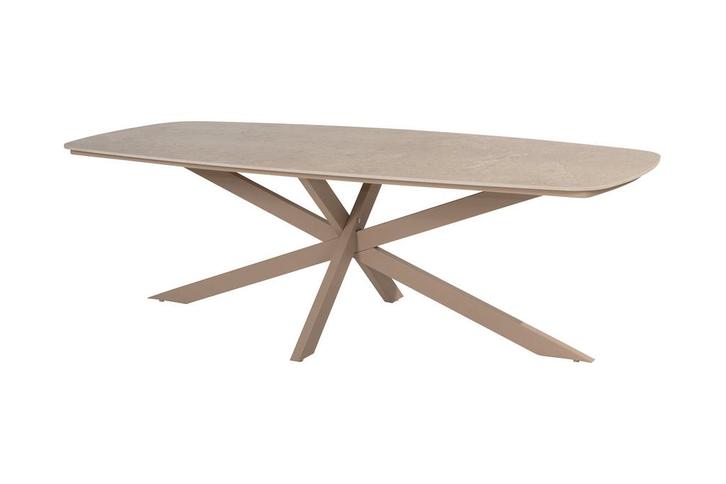 Taste Prado keramische deens ovale tuintafel 240x105 cm -, Tuin en Terras, Tuintafels, Nieuw, Rvs, Rond, Verzenden