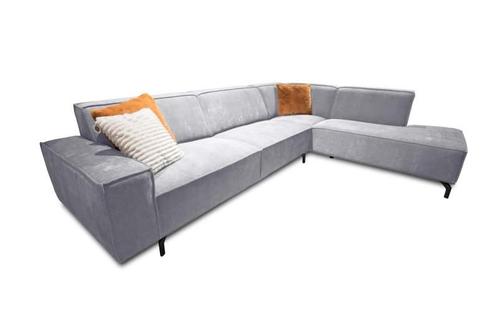 Hoekbank Heerlen - hoekbanken - Zilver, Huis en Inrichting, Banken | Sofa's en Chaises Longues, Nieuw, Stof