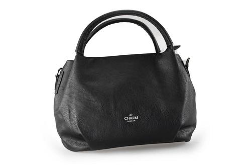 Charm London Tas Zwart | 10% extra korting, Sieraden, Tassen en Uiterlijk, Tassen | Damestassen, Zwart, Zo goed als nieuw, Verzenden