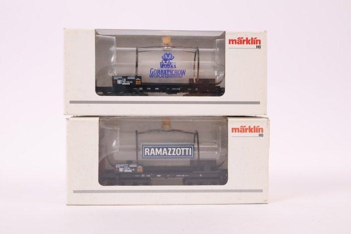 Märklin H0 - 44530/44532 - Modeltrein goederenwagon (2) -, Hobby en Vrije tijd, Modeltreinen | H0