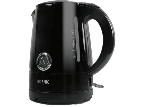 Koenic -  Kwk 4331 B Waterkoker  - Zwart, Witgoed en Apparatuur, Waterkokers, Nieuw, 1 tot 2 liter, Verzenden