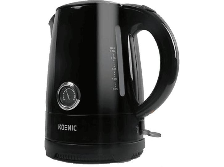 Koenic -  Kwk 4331 B Waterkoker  - Zwart, Witgoed en Apparatuur, Waterkokers, Nieuw, 1 tot 2 liter, Verzenden