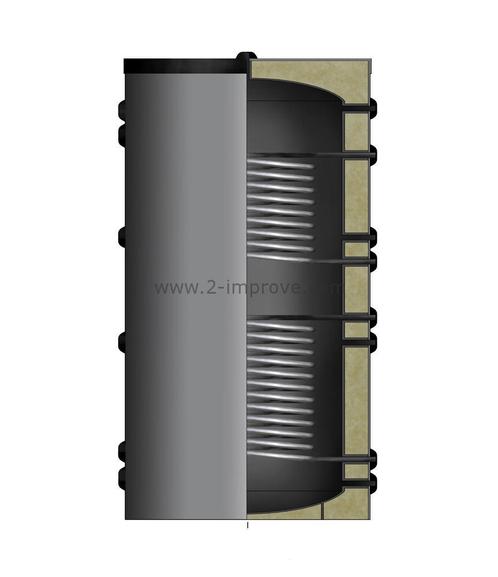 Buffervat met 2 warmtewisselaars A+ energie label 150, Doe-het-zelf en Verbouw, Geisers en Boilers, Verzenden