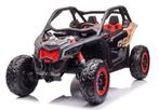 24V CAN-AM Maverick buggy zwart, 4WD, leder, Mp4 TV, RC, Kinderen en Baby's, Speelgoed | Buiten | Accuvoertuigen, Ophalen of Verzenden