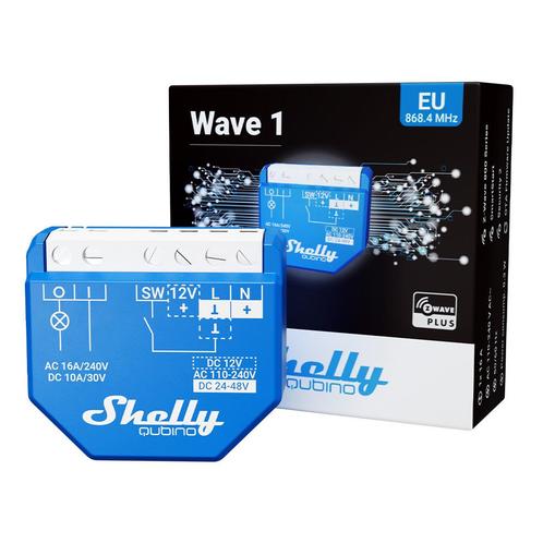 Shelly Qubino Wave 1 - module met potentiaalvrije uitgan..., Doe-het-zelf en Verbouw, Elektra en Kabels