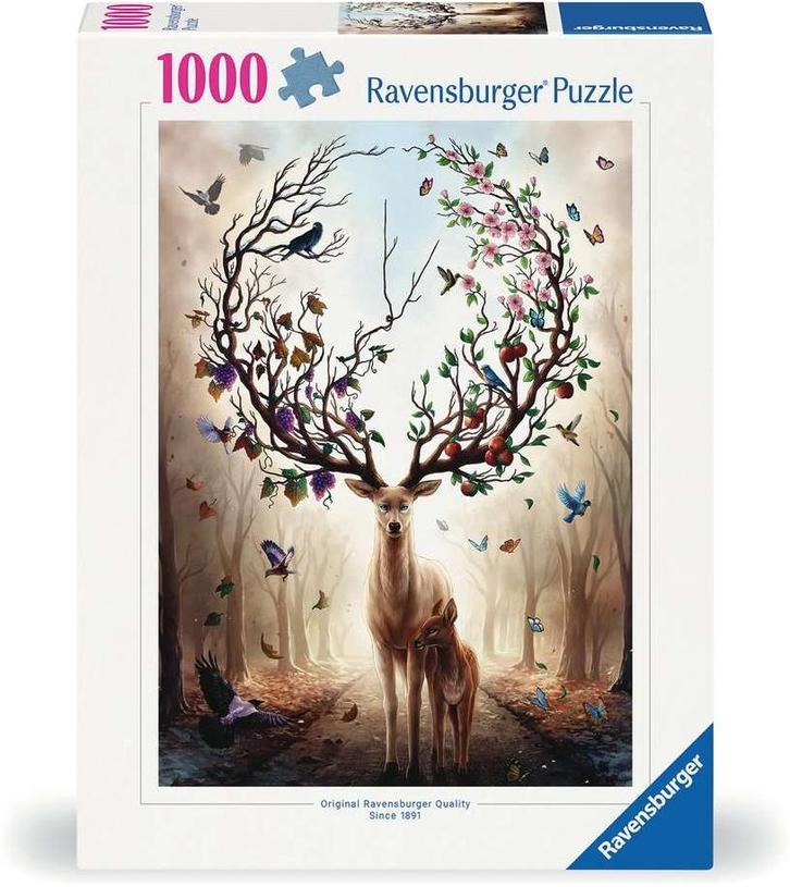 Magisch hert Puzzel (1000 stukjes) | Ravensburger - Puzzels, Hobby en Vrije tijd, Denksport en Puzzels, Nieuw, Verzenden