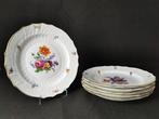 Meissen Carl Teichert - Fiori - 6 piatti da cena- D 24cm-, Antiek en Kunst