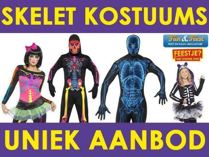 Mega aanbod skelet kostuums - Halloween skelet kostuum kopen, Kinderen en Baby's, Carnavalskleding en Verkleedspullen, Jongen of Meisje