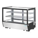 Displaykoelkast 160 L | RVS | 0–12 °C | 88x56,8x68,6 cm |, Verzenden, Nieuw in verpakking