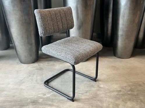 Veiling - Eetkamerstoel Wicky (set van 4) Linnenstof - Donke, Huis en Inrichting, Stoelen, Nieuw