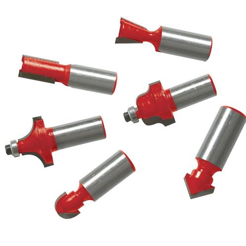 Silverline 12-delige freesbitset - TCT snijranden - gehar..., Doe-het-zelf en Verbouw, Gereedschap | Zaagmachines, Nieuw, Ophalen of Verzenden