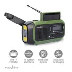 Noodradio DAB+/FM crank radio handslingerdynamo / solarpanel, Verzenden, Nieuw, Radio