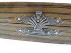 Bordspel - Backgammon et échiquier - Marqueterie van hout,