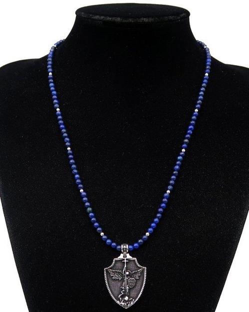 Lapis lazuli - Collier - aartsengel Michael - bescherming, Antiek en Kunst, Antiek | Boeken en Bijbels