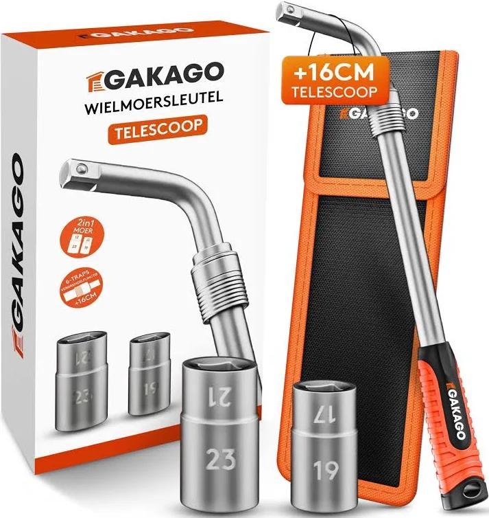 Wielmoersleutel telescopisch Gakago, Hobby en Vrije tijd, Overige Hobby en Vrije tijd, Ophalen of Verzenden