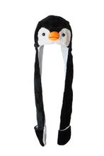Muts Wanten Pinguin Sjaalmuts met Oortjes Zwart Wit Vogel Bo, Nieuw, Ophalen of Verzenden
