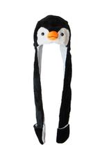 Muts Wanten Pinguin Sjaalmuts met Oortjes Zwart Wit Vogel Bo, Kinderen en Baby's, Ophalen of Verzenden, Nieuw