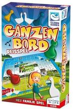 Ganzenbord Reisspel | Clown Games - Reisspellen, Hobby en Vrije tijd, Gezelschapsspellen | Bordspellen, Verzenden, Nieuw