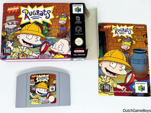 Nintendo 64 / N64 - Rugrats - Treasure Hunt - UKV, Spelcomputers en Games, Games | Nintendo 64, Gebruikt, Verzenden