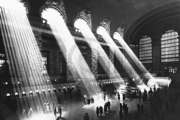 Kunstdruk Getty Images - Grand Central Station 80x60cm, Huis en Inrichting, Woonaccessoires | Schilderijen, Tekeningen en Foto's