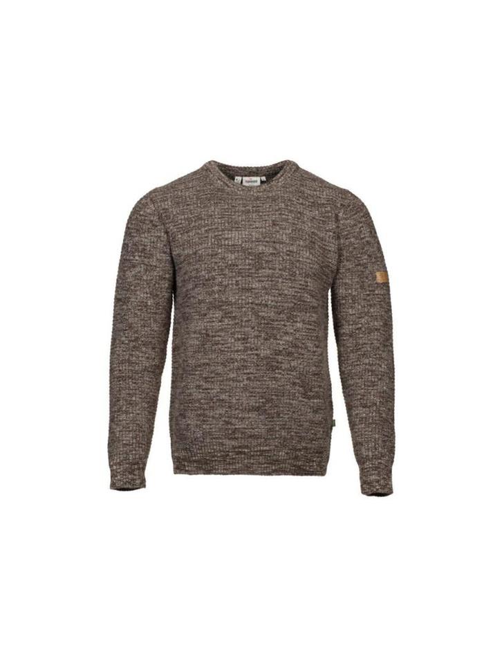 Ivanhoe trui NLS Petal Chocolat Mouline heren - 100% zuiv..., Kleding | Heren, Truien en Vesten, Bruin, Nieuw, Verzenden