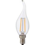 LED Lamp - Kaarslamp - Filament Flame - E14 - 4W - 2700K, Nieuw, Ophalen of Verzenden, Led-lamp, Soft of Flame