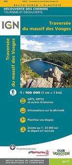 Wandelkaart Traversee du Massif des Vosges GR5 GR53 | IGN, Boeken, Nieuw, Verzenden