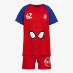 Spider-Man kinder sport set rood maat 110/116, Nieuw, Verzenden