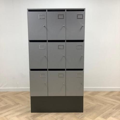 Tweedehands Brievenbus lockerkast 9 vaks met sleutel,, Tuin en Terras, Brievenbussen, Gebruikt, Ophalen of Verzenden