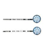 Haarspeld Schuifspeldjes 6cm - Cirkel Vintage Patroon -, Nieuw