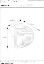 Lucide MANUELA - Wandlamp - 1xE14 - Zwart -  – Product, Verzenden, Nieuw